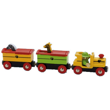 Safari Train with Popup Wagons