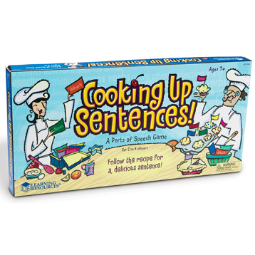 Cooking Up Sentences Parts of Speech Game