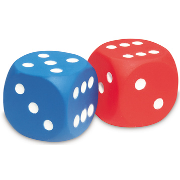 Foam Dot Dice