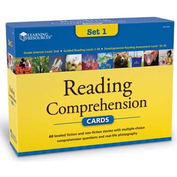 Reading Comprehension Card Set