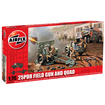 25 Pounder Field Gun & Quad Tractor