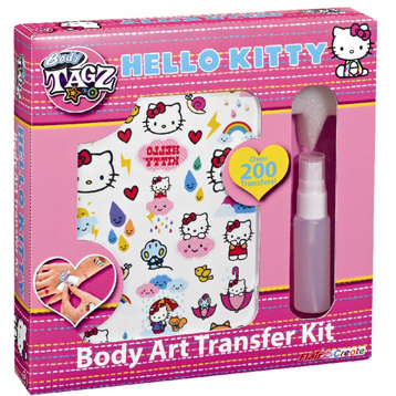 Body Tagz Hello Kitty Body Art Transfer Kit