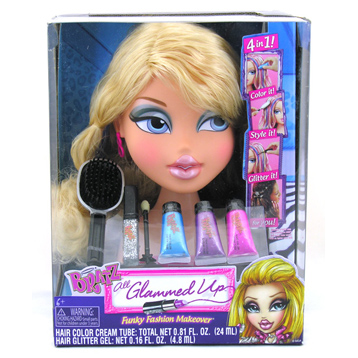 bratz all glammed up styling head