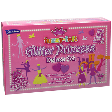 Fuzzy-Felt Glitter Princess