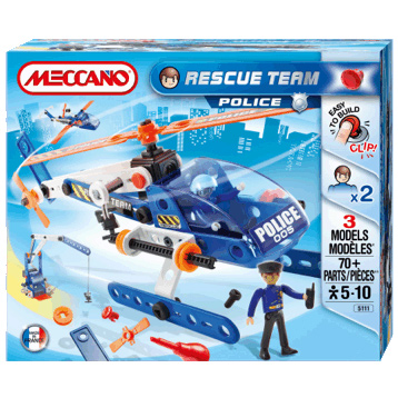Rescue Team Police Helicopter