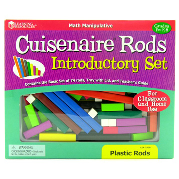 Plastic Cuisenaire Rods Introductory Set