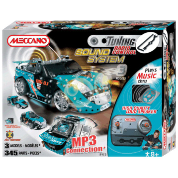 Tuning Remote Control Sound System Blue Car